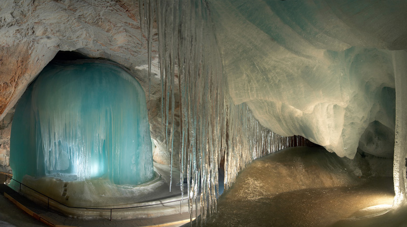 Eisformation in der Eisriesenwelt