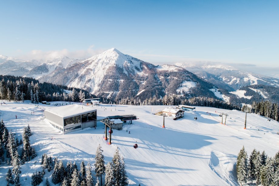 Panoramaansicht vom Skiberg Radstadt / Altenmarkt